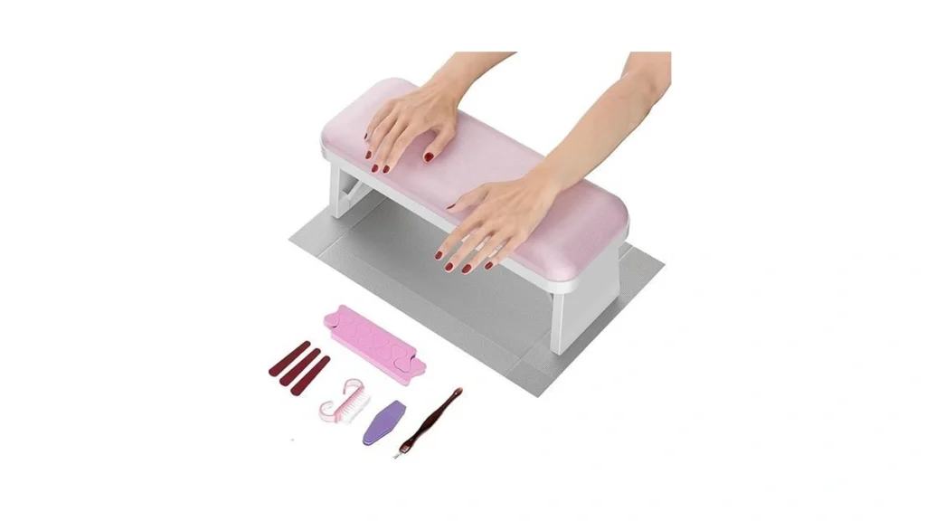 Amazon coupon: Chaoeemy Nail Arm Rest Foldable Manicure