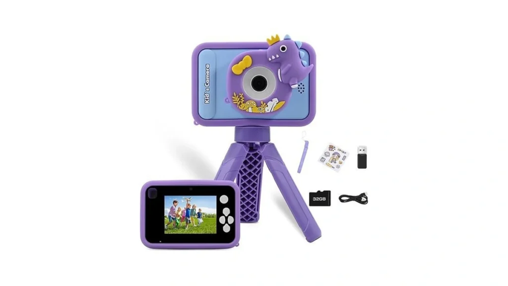Amazon coupon: Fretrecy Upgrade Kids Camera With Tripod
