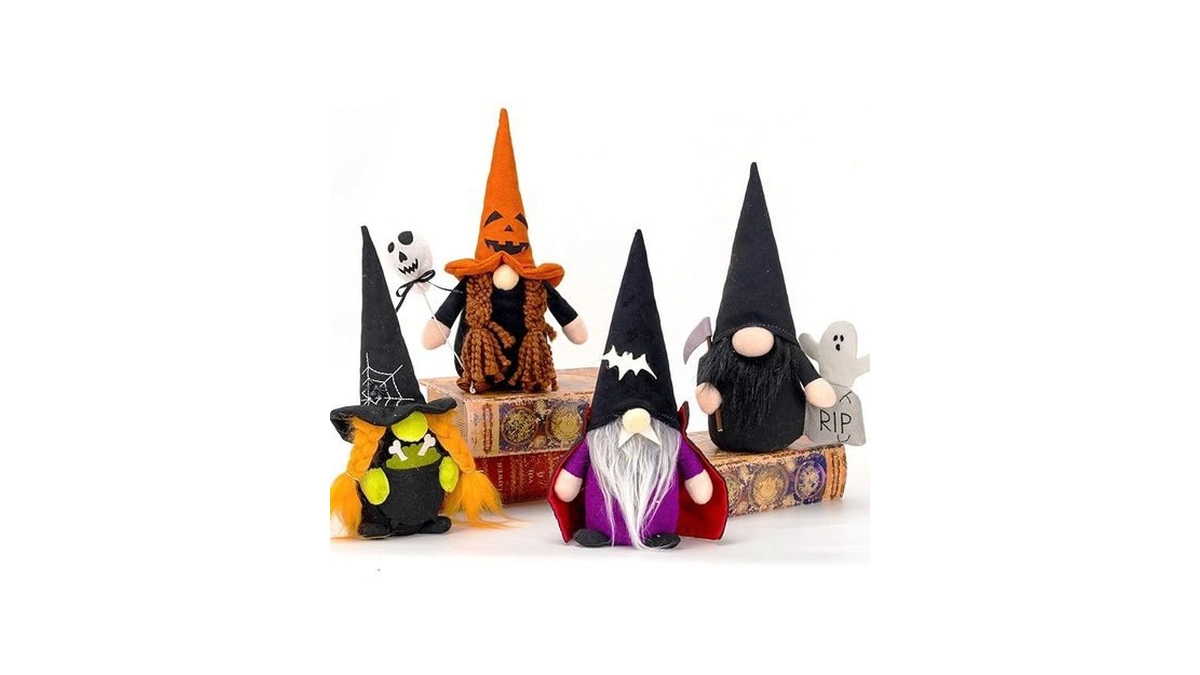 Amazon code: Dramosary Halloween Gnomes Plush Elf Dec
