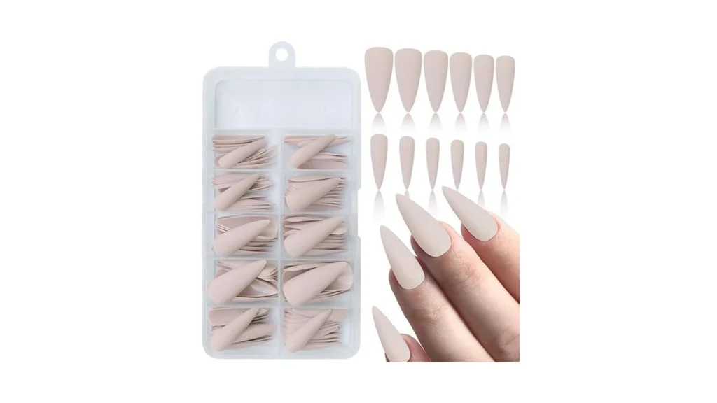 Amazon coupon: Bellelfin 120pcs Stiletto Press On Nails