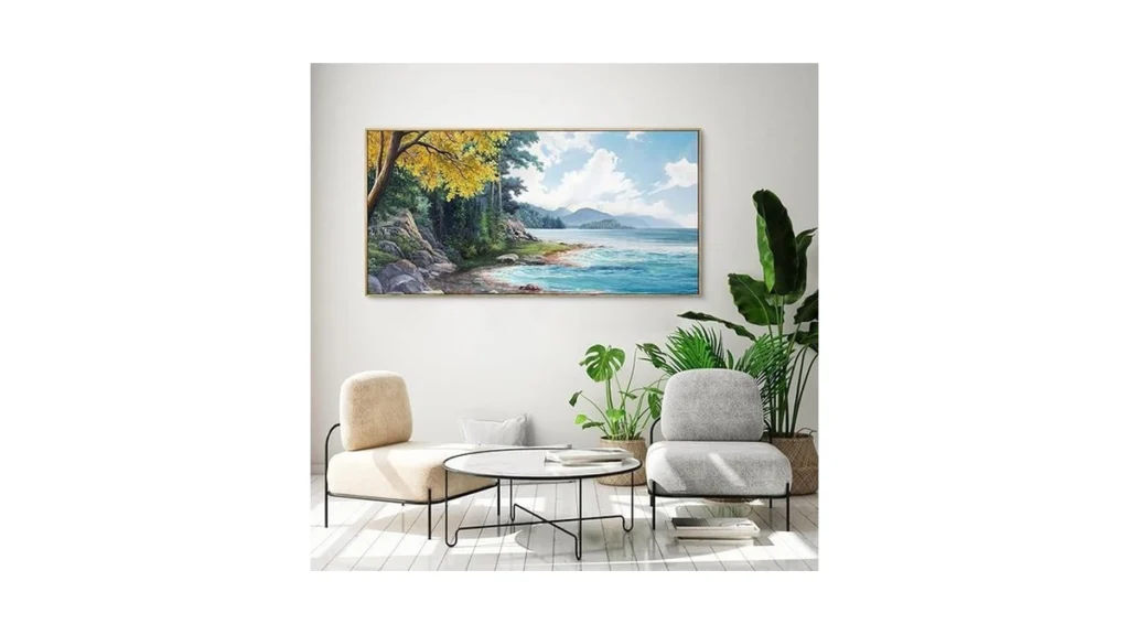 Amazon coupon: Xlsjerat Canvas Prints Wall Art Beach Oc