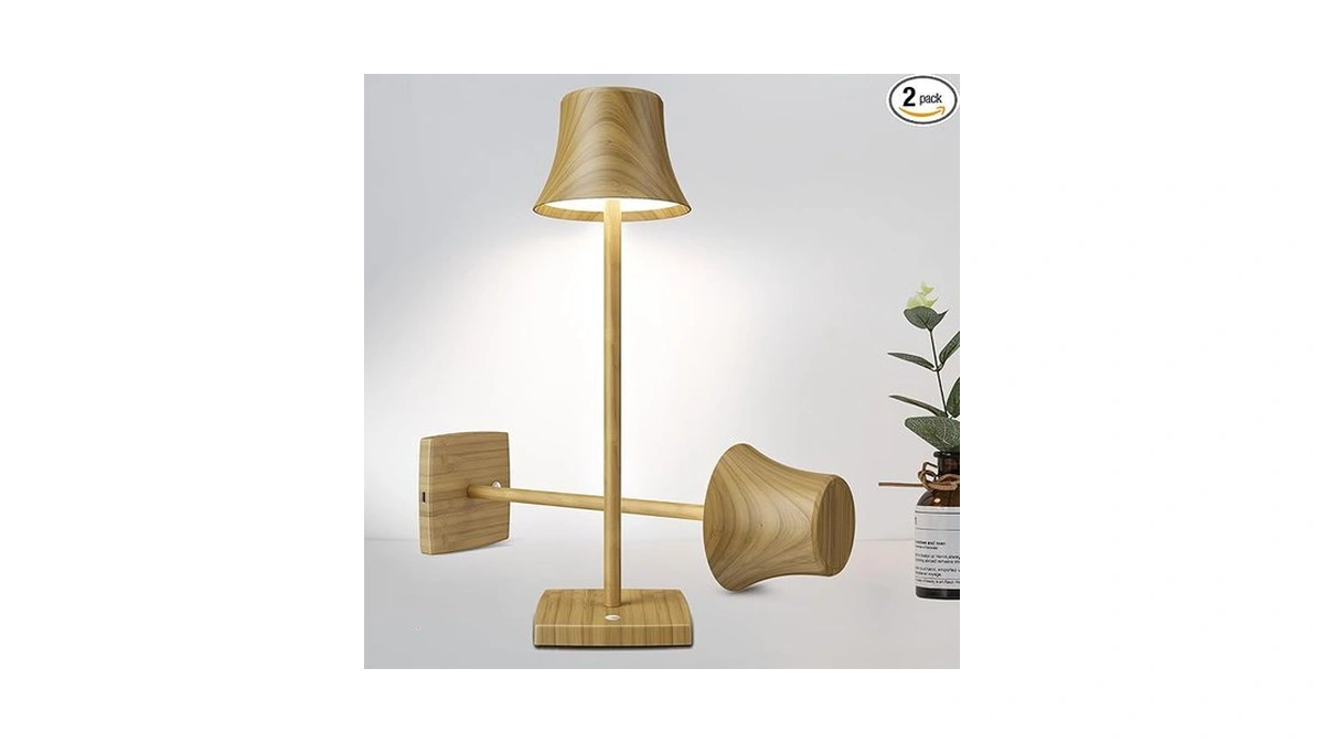 Amazon code: Shangcai Set Of 2 Led Cordless Table Lig