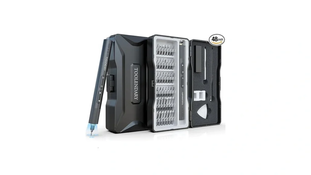 Amazon coupon: Mini Electric Screwdriver Set 48 In 1 Sm