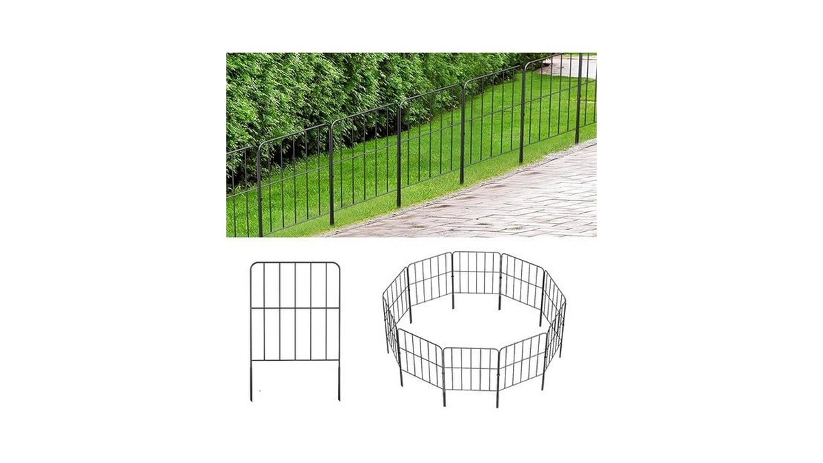 Amazon code: Ousheng Decorative Garden Fence Fencing