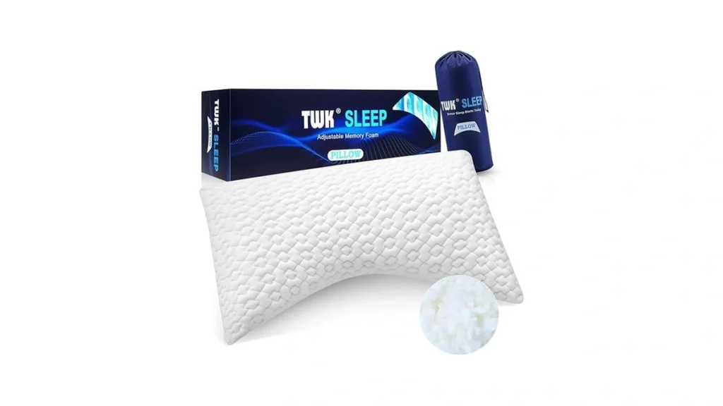 Amazon code: Twk Original Adjustable Bed Pillow For S