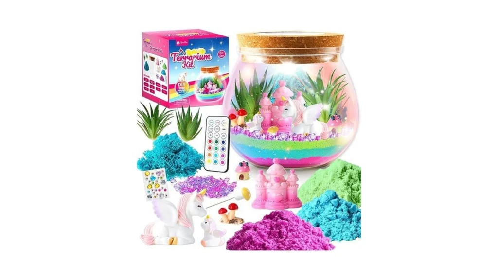 Amazon code: Vigorfun Unicorn Terrarium Kit For Kids