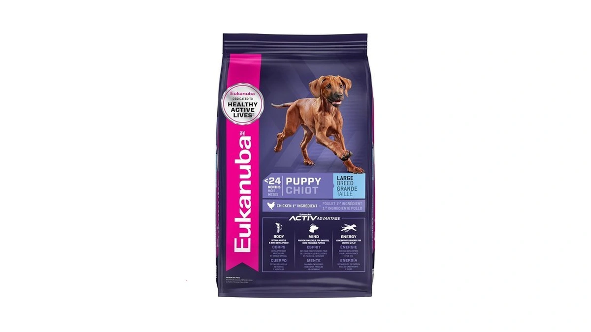 Amazon coupon: Eukanuba Puppy Large Breed Dry Dog Food
