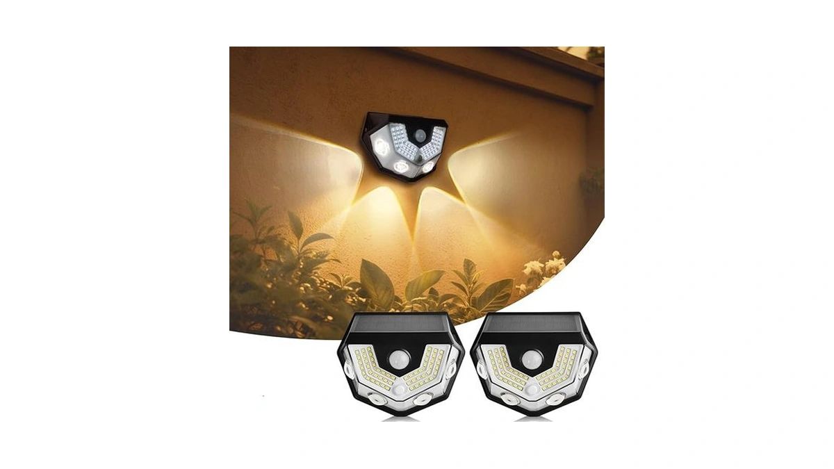 Amazon code: Solar Outdoor Security Lights Code 4t...