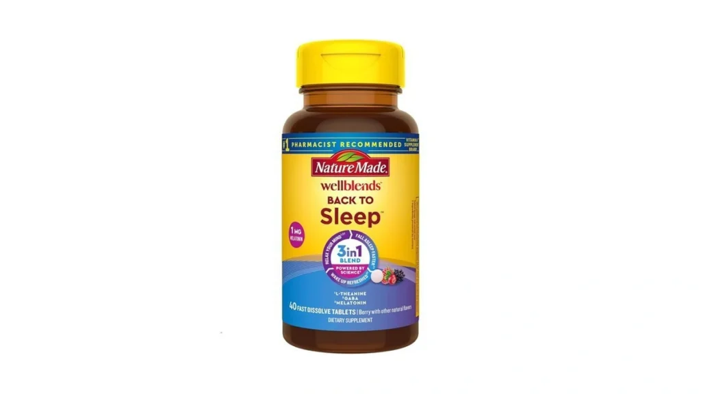 Amazon coupon: Nature Made Wellblends Back To Sleep Low
