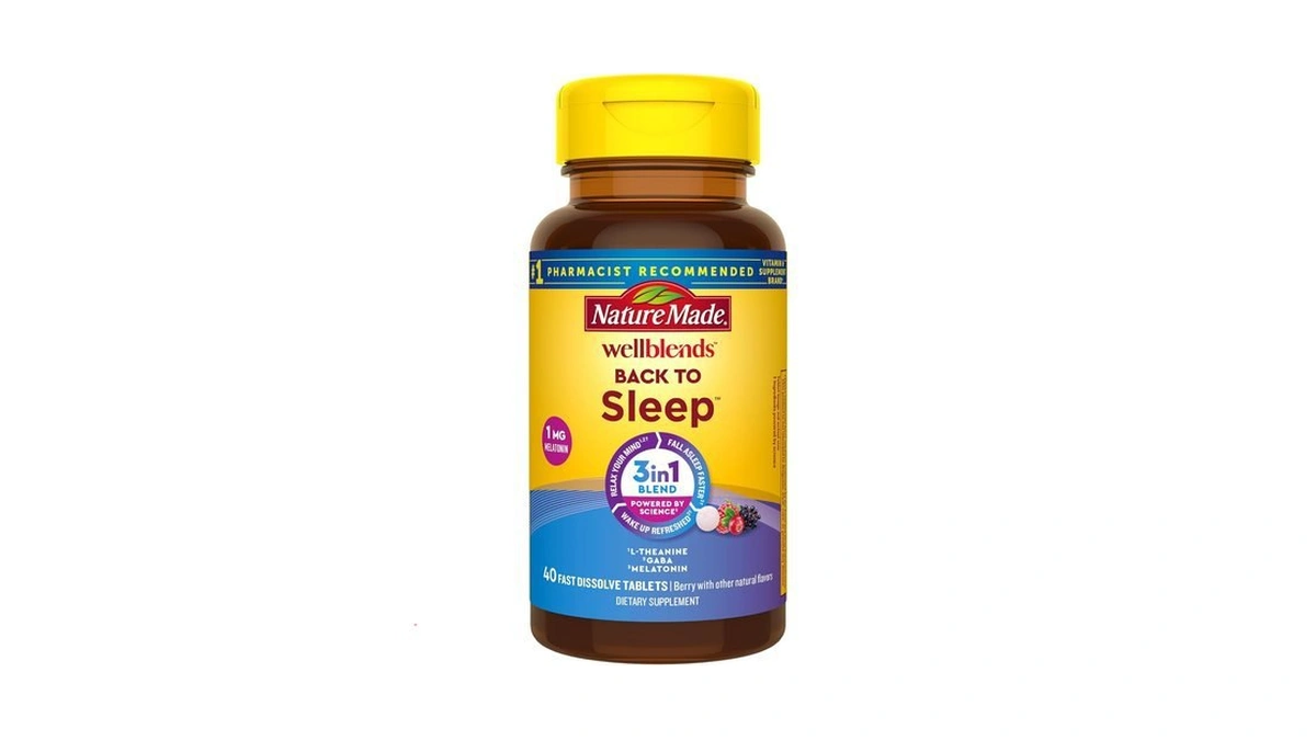 Amazon coupon: Nature Made Wellblends Back To Sleep Low