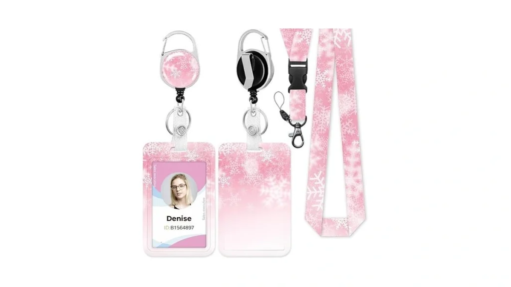 Amazon code: Id Badge Holder With Lanyard Cute Reel R