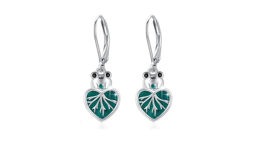 Amazon coupon: Xixles Frog Drop Dangle Earring 925 Ster