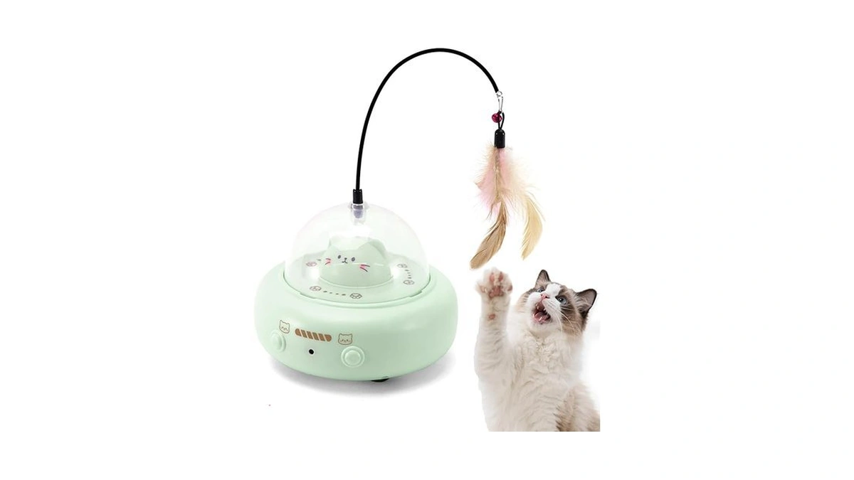 Amazon coupon: Petsweet Automatic Cat Toys With Feather