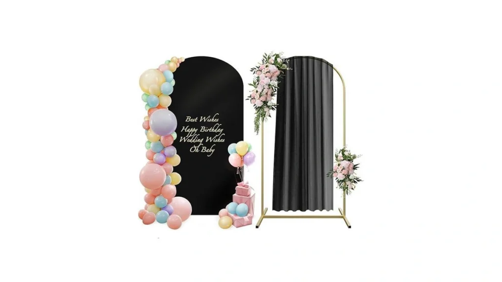 Amazon code: Metal Arch Stand And Wedding Arch Cover