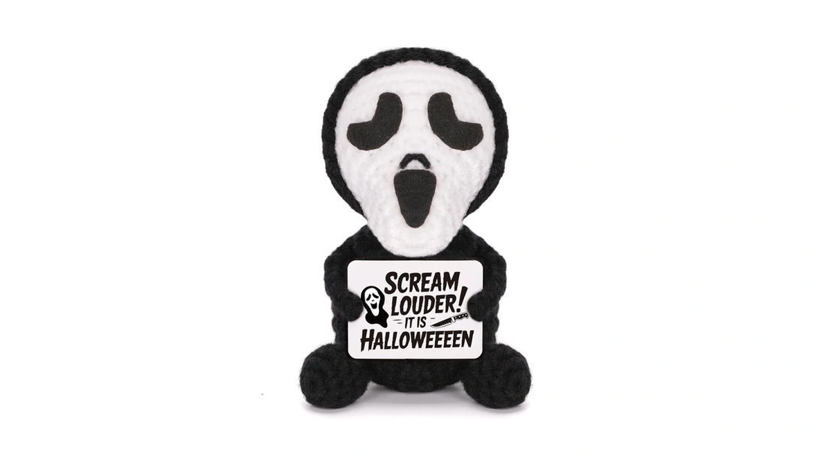 Amazon code: Funisfun Positive Halloween Doll Cute Ha