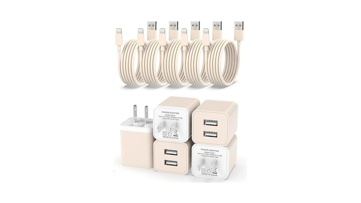 Amazon code: Igenjun 5pack Iphone Charger Dual Port U