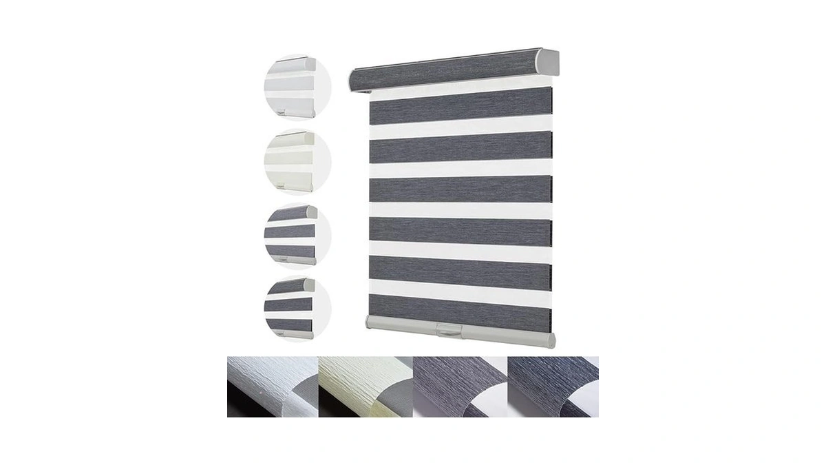 Amazon coupon: Persilux Cordless Zebra Blinds For Windo