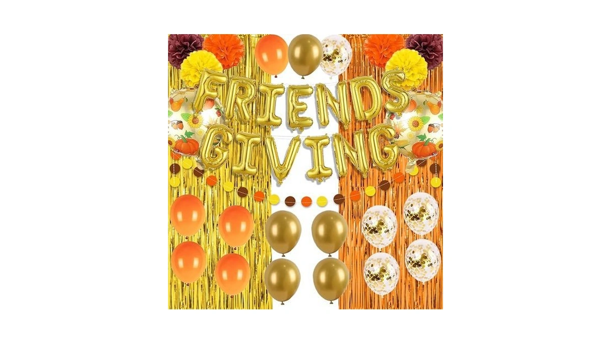 Amazon code: Friendsgiving Party Decorations Thanksgi