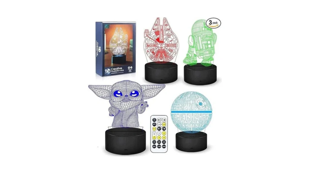 Amazon coupon: Dreamy Cubby 3d Night Light 4 Pattern Wi
