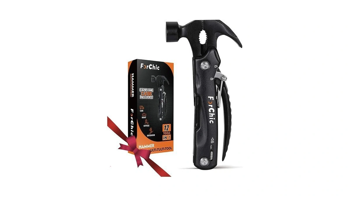 Amazon code: 12 In 1 Hammer Multitool Stocking Stuffe