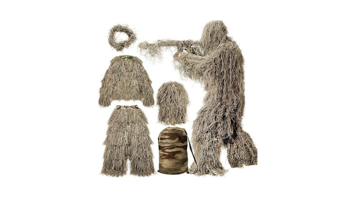 Amazon code: Mophoto 5 In 1 Ghillie Suit 3d Camouflag