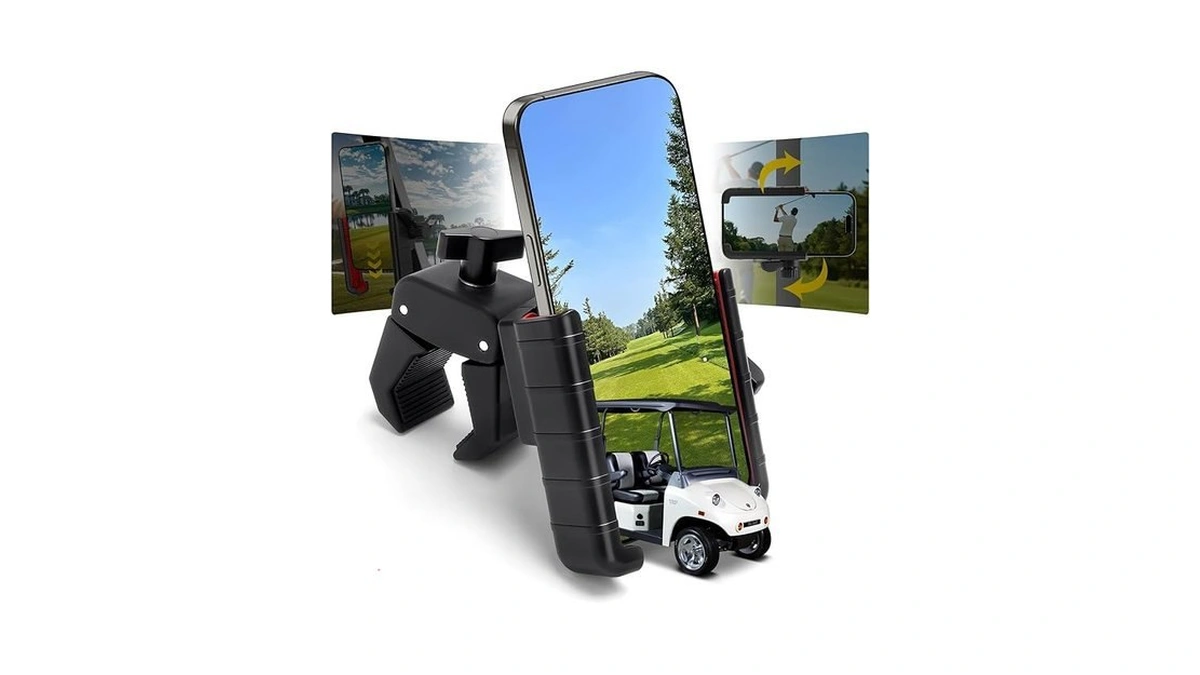 Amazon code: Howbow Golf Cart Phone Holder Mount For
