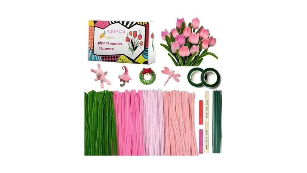 Amazon coupon: Quaystars 400pcs Pipe Cleaners Craft Pip