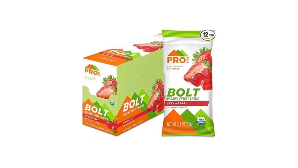 Amazon coupon: Probar - Bolt Organic Energy Chews Straw