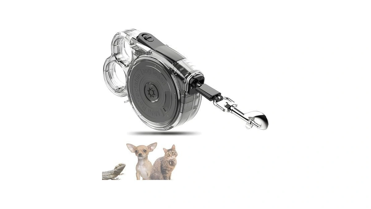 Amazon coupon: 10ft Tangle-free Retractable Dog Leash W
