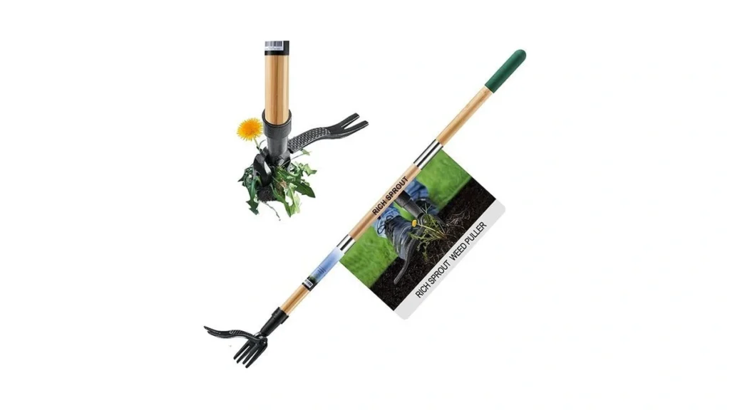 Amazon coupon: Rich Sprout Stand Up Weed Puller Tool He