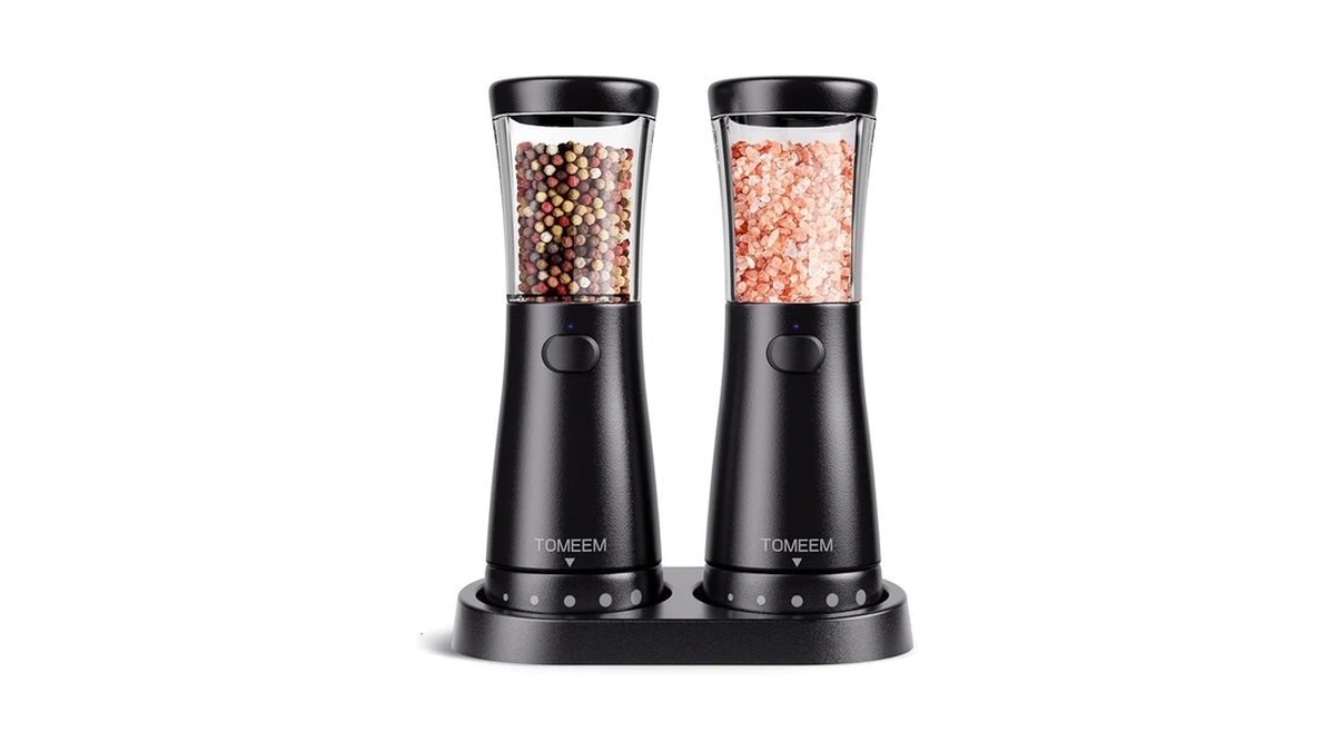 Amazon code: Electric Salt And Pepper Grinder Set Wit