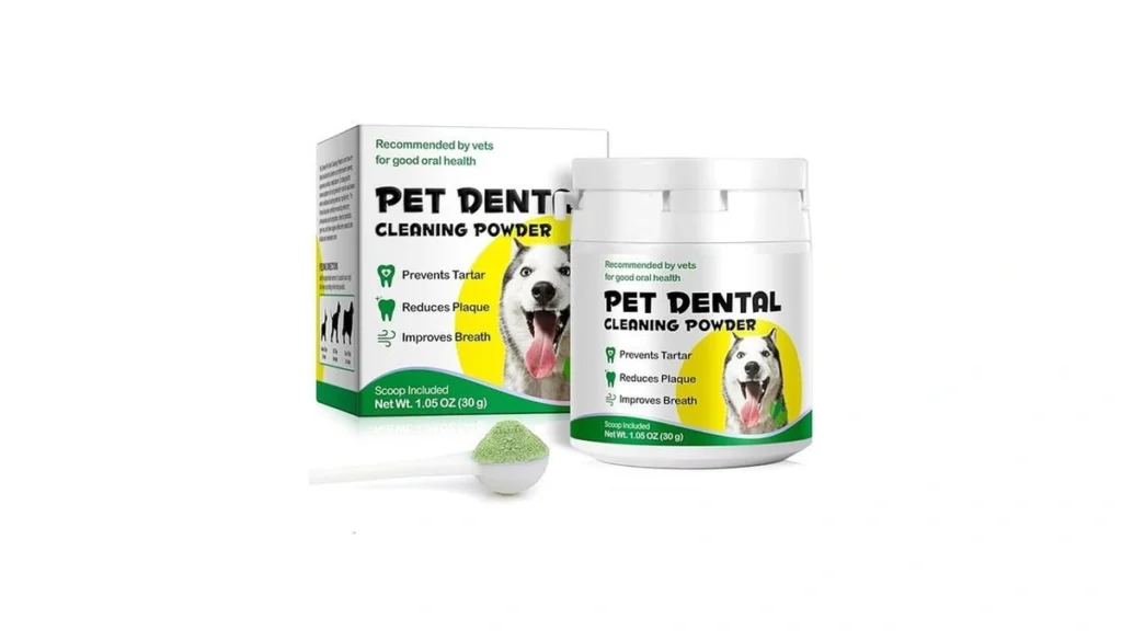 Amazon code: Dog Dental Powder Teeth Cleaning Powder