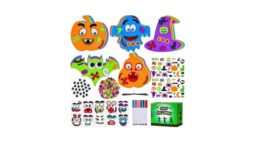 Amazon code: 340pcs Halloween Foam Stickers Set Hallo