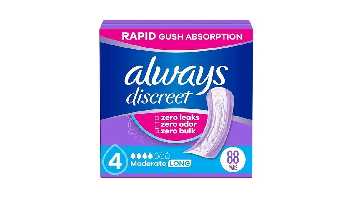 Amazon coupon: Always Discreet Adult Incontinence Pads