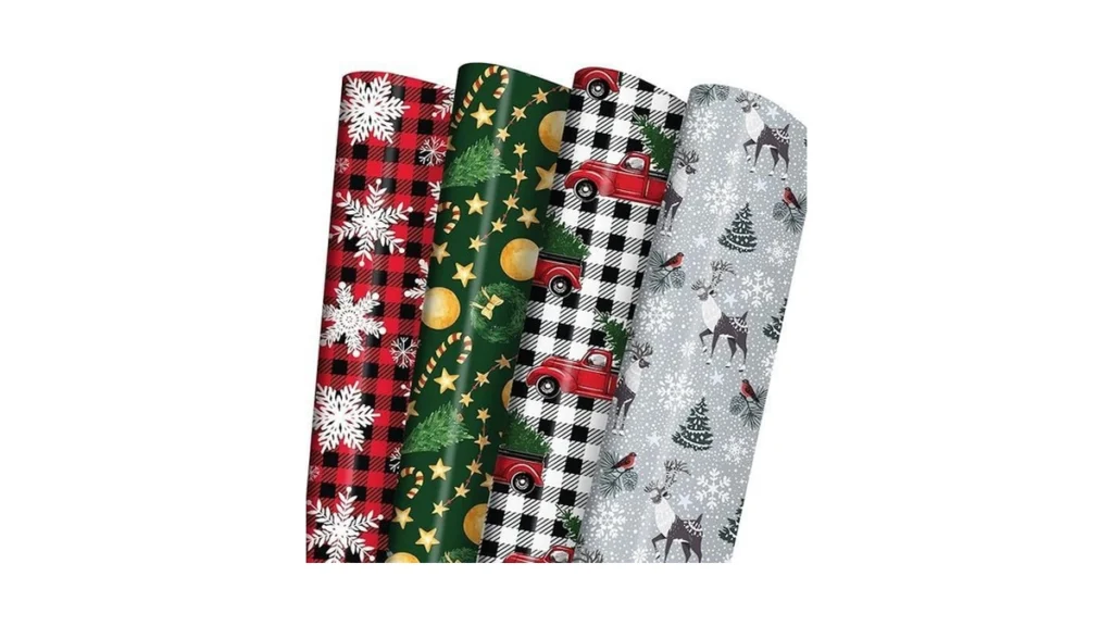 Amazon coupon: Giolniay Christmas Wrapping Paper For Me