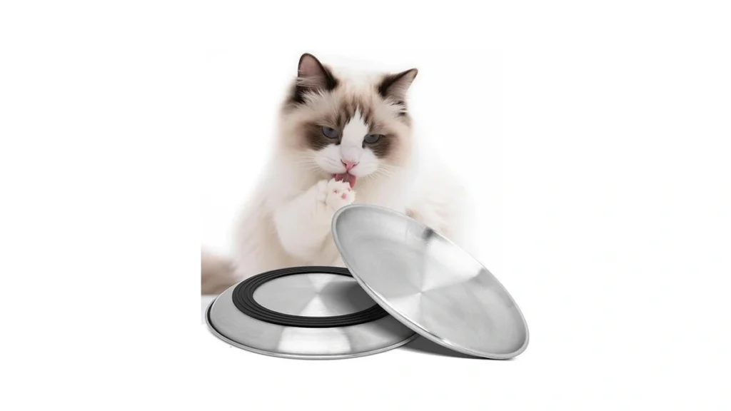 Amazon coupon: Stainless Steel Cat Bowls Whisker Friend
