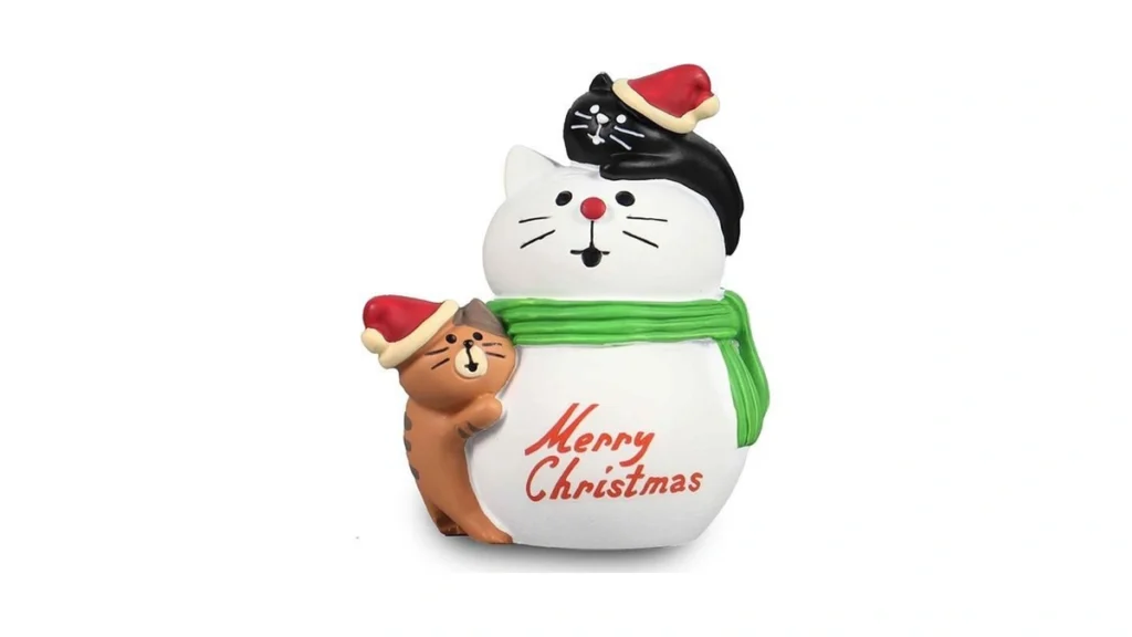 Amazon coupon: Pajh Christmas Figurines Snowman Decor M