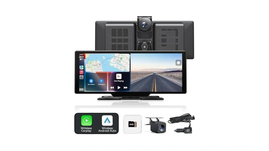 Amazon code: Carpeer Wireless Carplay Screen For Car
