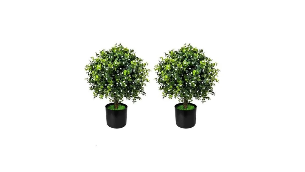 Amazon coupon: Artificial Jasmine Topiary Ball Tree 21