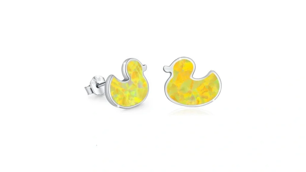 Amazon coupon: Tughra Duck Earrings For Women Sterling