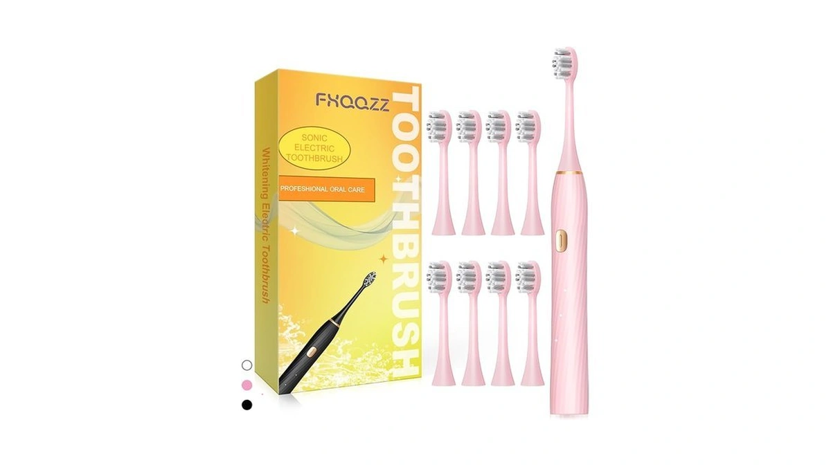 Amazon code: Sonic Electric Toothbrush For Adults And
