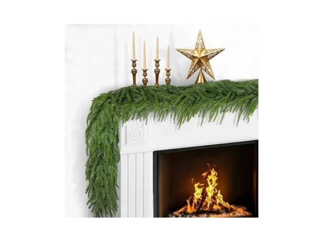 Realistic Norfolk Pine Garland Christmas Garlands… Code