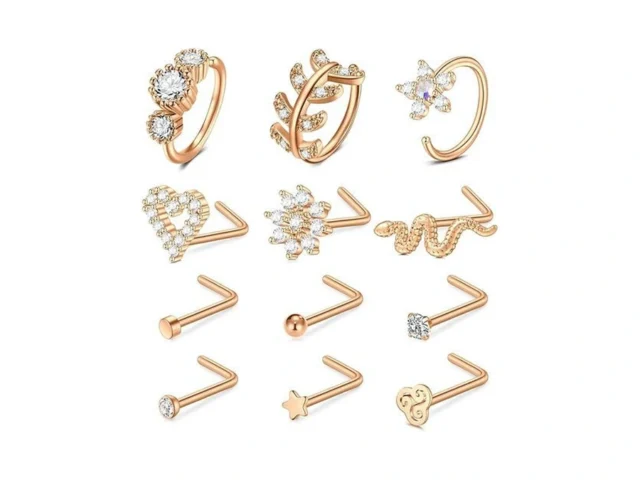 Tokring 18g Nose Rings Hoops Nose Rings Studs For… Coupon