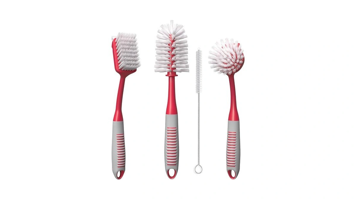 Amazon coupon: Dish Brush Set Of 4 - Kitchen Scrub Brus