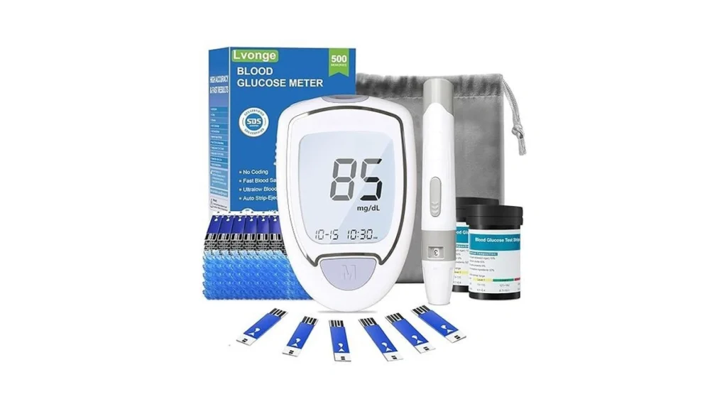 Amazon coupon: Lvonge Glucose Monitor Kit High Accuracy