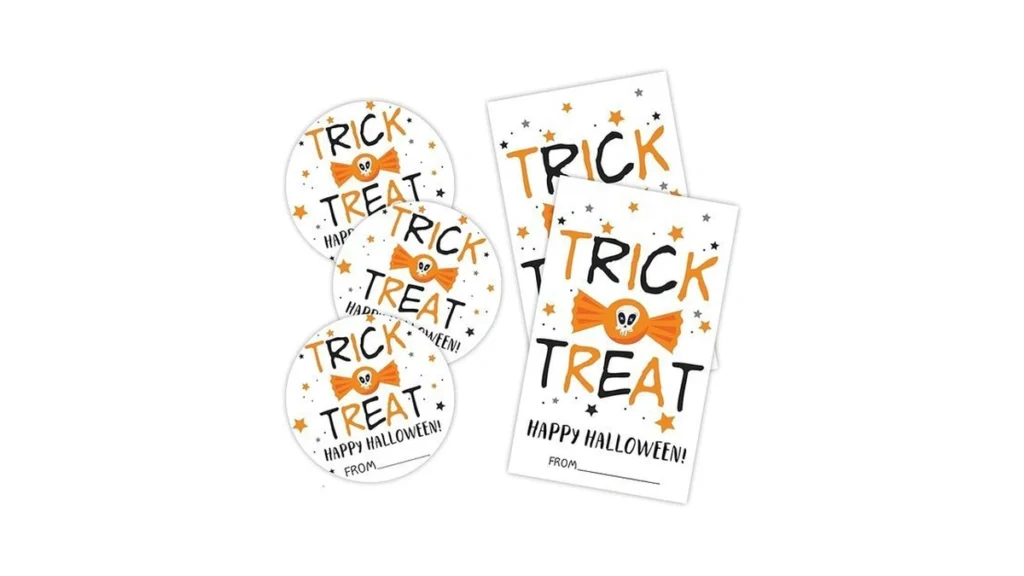 Amazon code: Trick Or Treat Halloween Stickers Set -