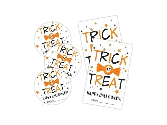 Trick Or Treat Halloween Stickers Set – Skull Candy… Code