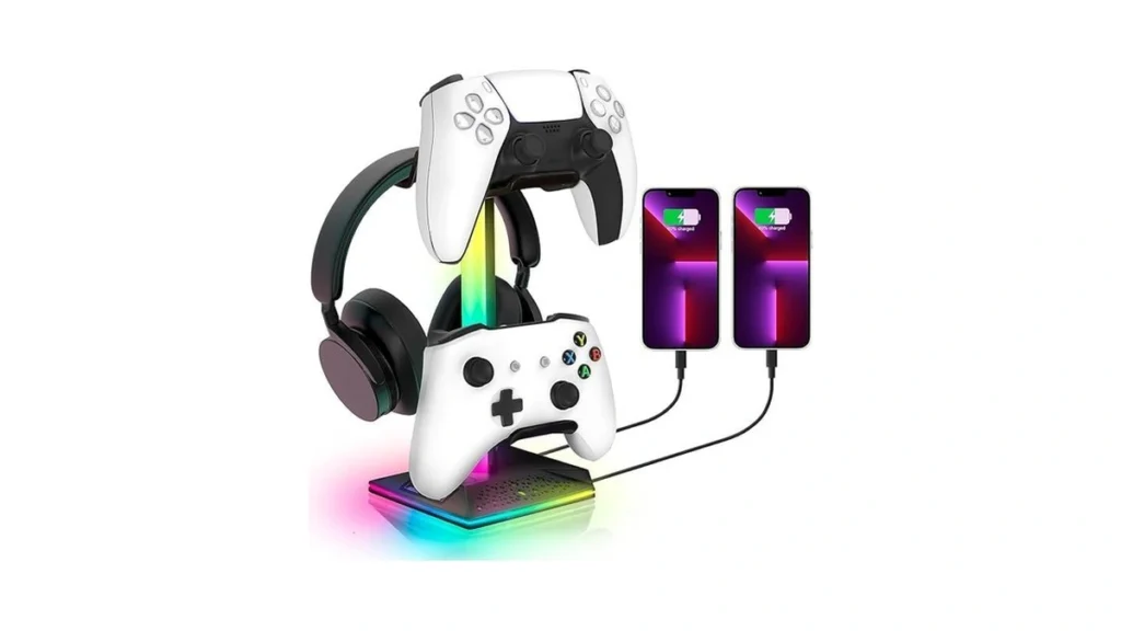 Amazon coupon: Cybjoy Rgb Headset Stand Gaming Controll