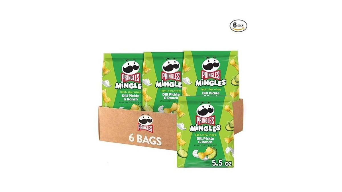 Amazon coupon: Pringles Mingles Puffed Snacks Dill Pick