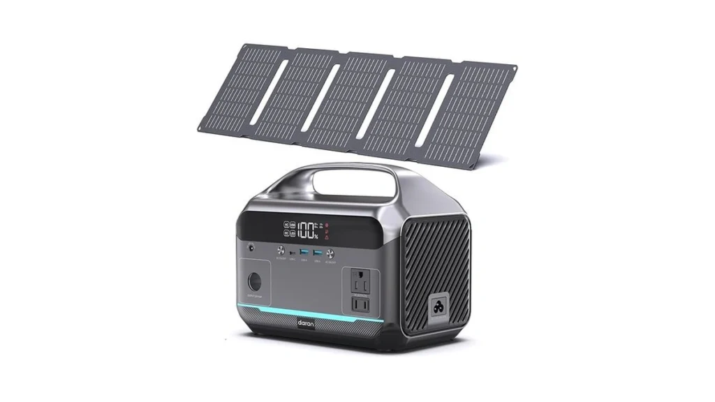 Amazon code: Portable Power Station With Solar Panel